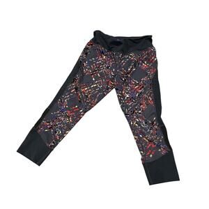 Zella patterned gray leggings size small
